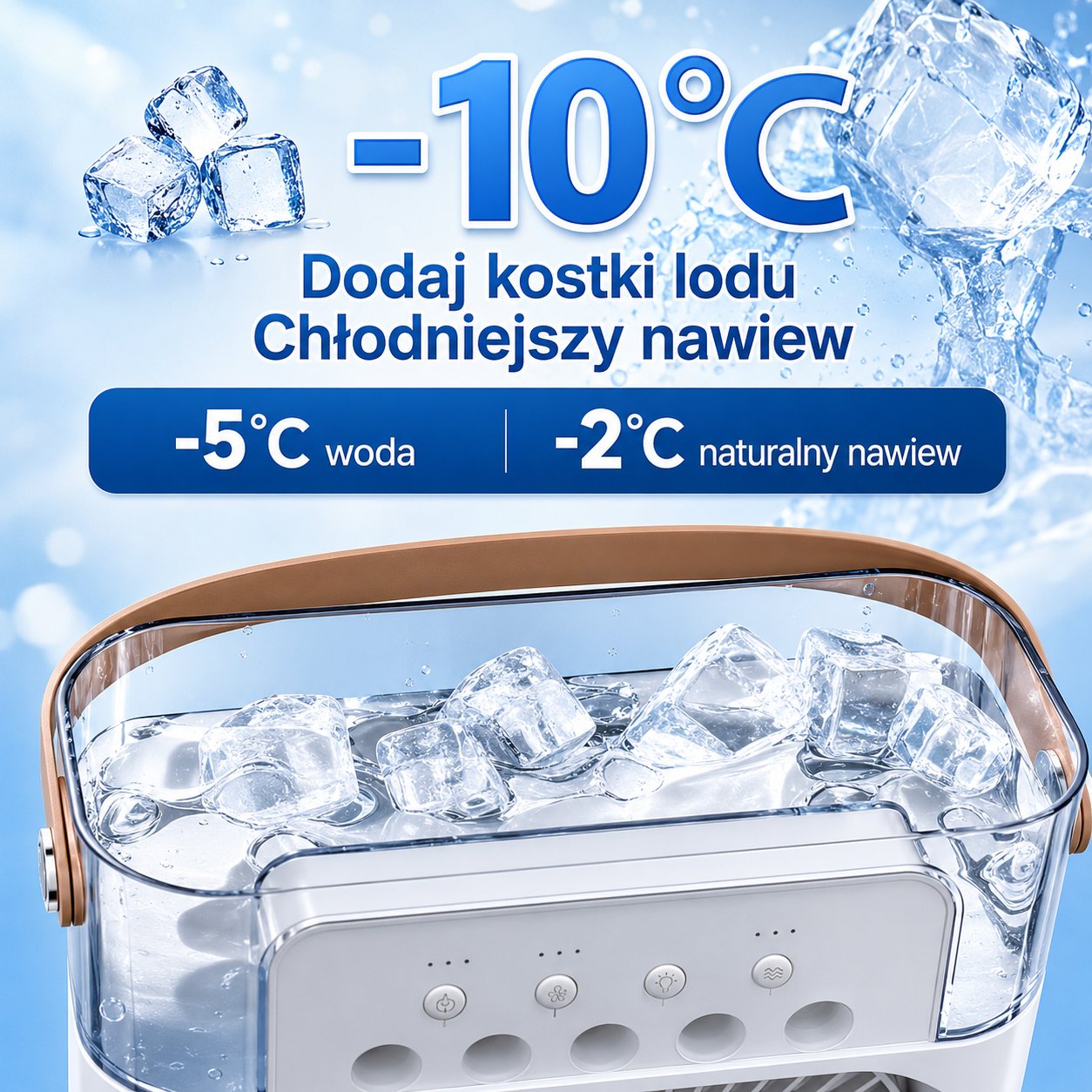 Tryb chłodzenia z lodem -10°C