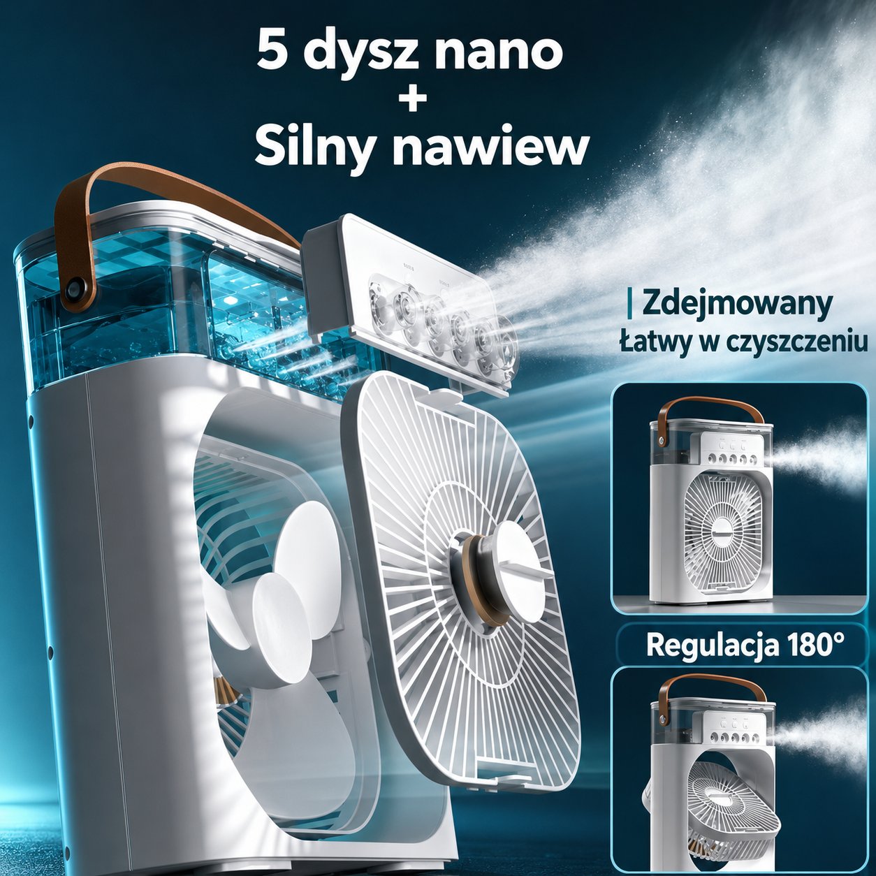 5 dysz nano + silny nawiew